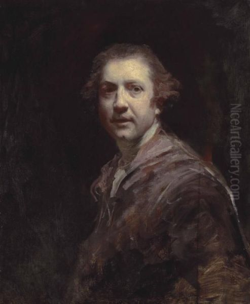 Portrait Of The Artist Oil Painting by Sir Joshua Reynolds