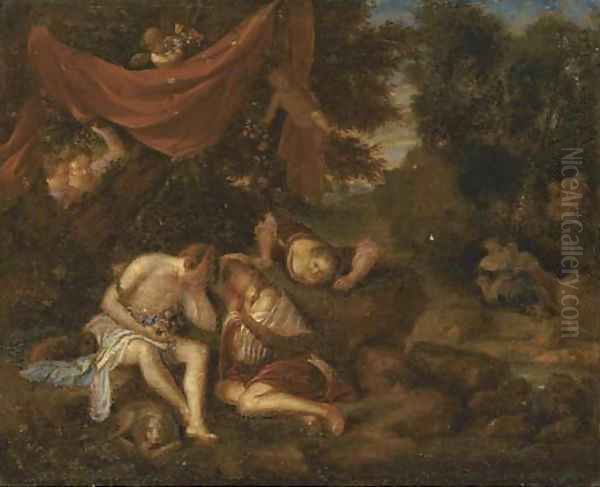 Diana and Endymion Oil Painting by Adriaen Van Der Werff