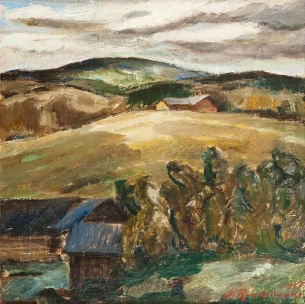 Landscape Oil Painting by Jalmari Ruokokoski
