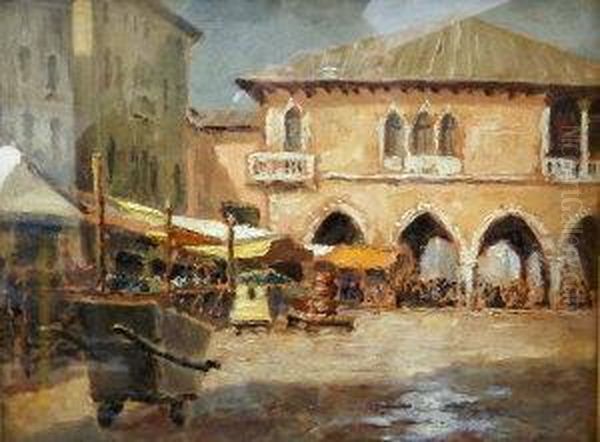 Imprerssione A Rialto, Venice Oil Painting by Pietro Sansalvadore