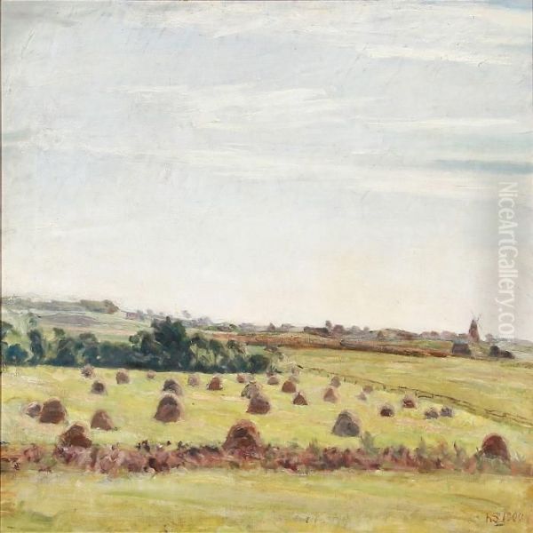 Landscape Oil Painting by Carl Schou