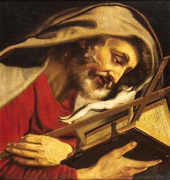 Saint Jerome Oil Painting by Artus Wolffort