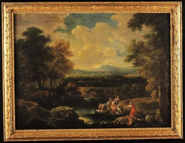 Paesaggio Oil Painting by Carlo Antonio Tavella