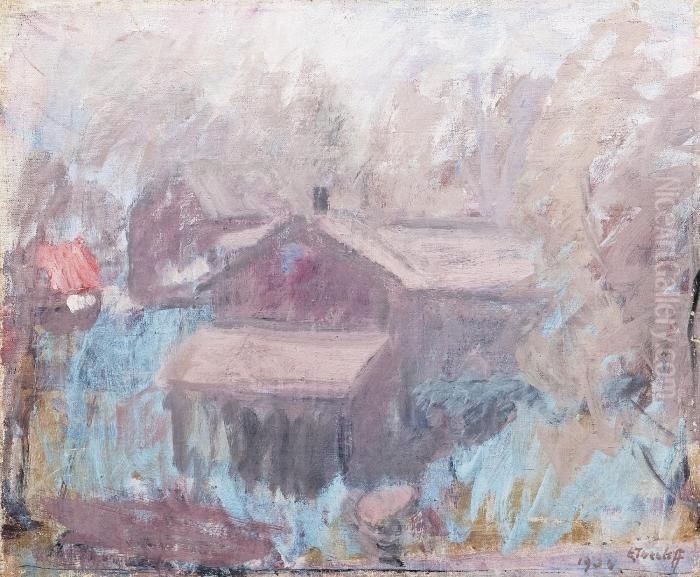 Spring Lush Oil Painting by Ellen Thesleff Spring Lush Oil Painting by Ellen Thesleff