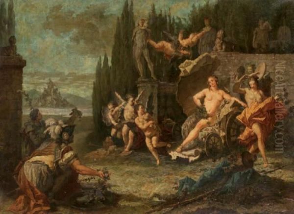 Le Triomphe De Flore Oil Painting by Giovanni Battista Tiepolo