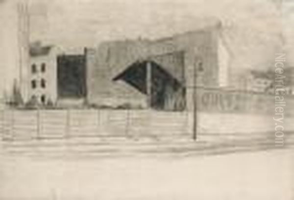 Vorortstrase Oil Painting by Werner Von Heldt