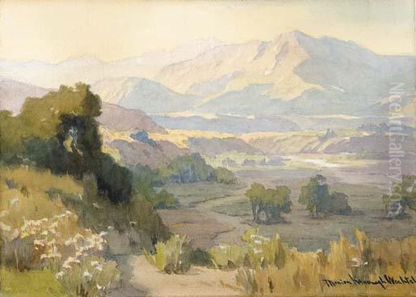 A California Wash Oil Painting by Marion Kavanaugh Wachtel