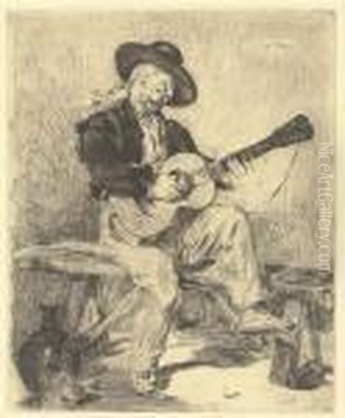Le Chanteur Espagnol Oil Painting by Edouard Manet