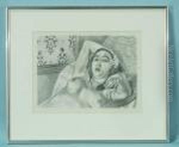 Le Repos Du Modele Oil Painting by Henri Matisse