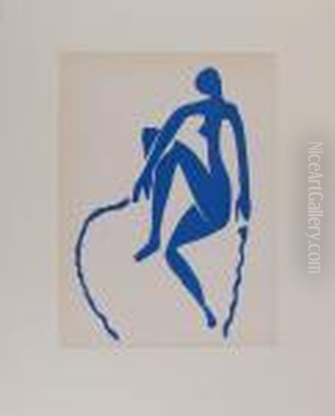 Nu Bleu Oil Painting by Henri Matisse
