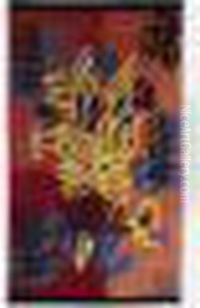 Mimosa Carpet Oil Painting by Henri Matisse