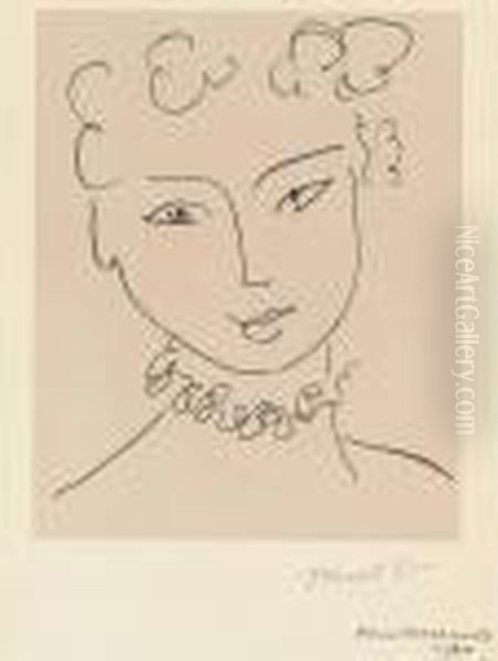 Pour Versailles, From La Pompadour Oil Painting by Henri Matisse