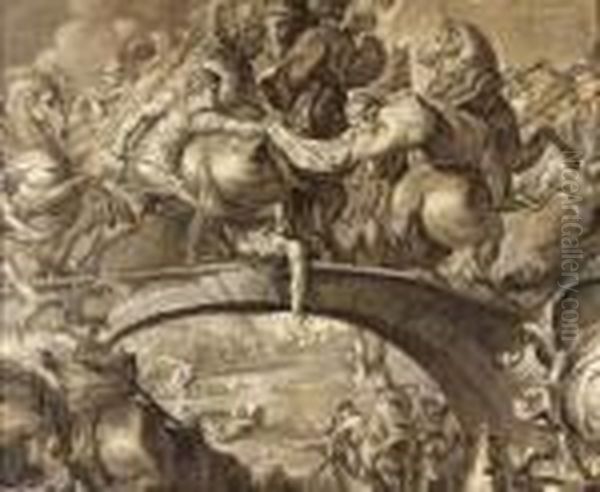 Amazonenschlacht Oil Painting by (studio of) Rubens, Peter Paul