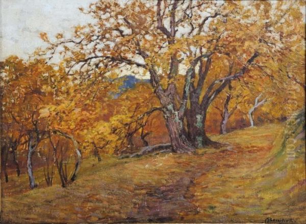 Bosco Oil Painting by Alberto Beniscelli