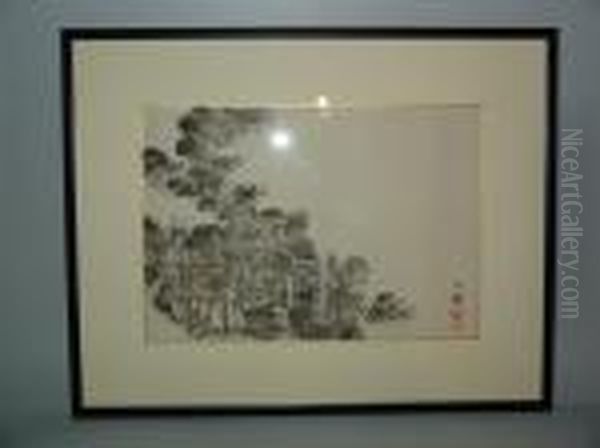 Paysage Oil Painting by Maekawa Bunrin