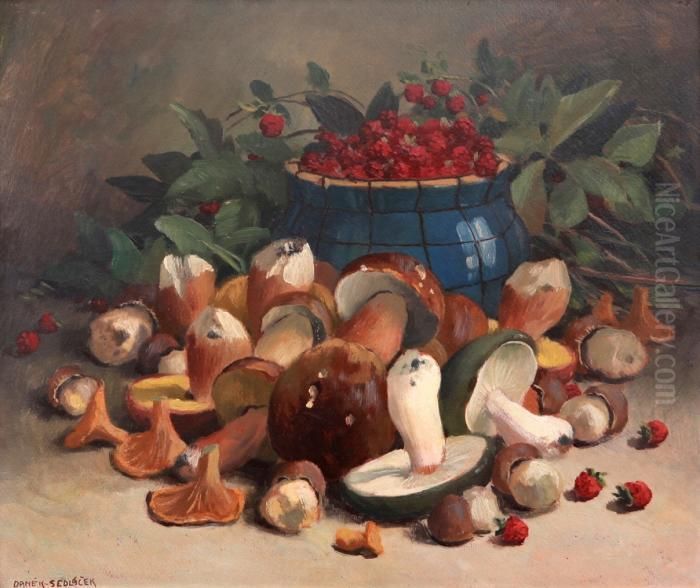 Still-life Oil Painting by Frantisek Danek-Sedlacek
