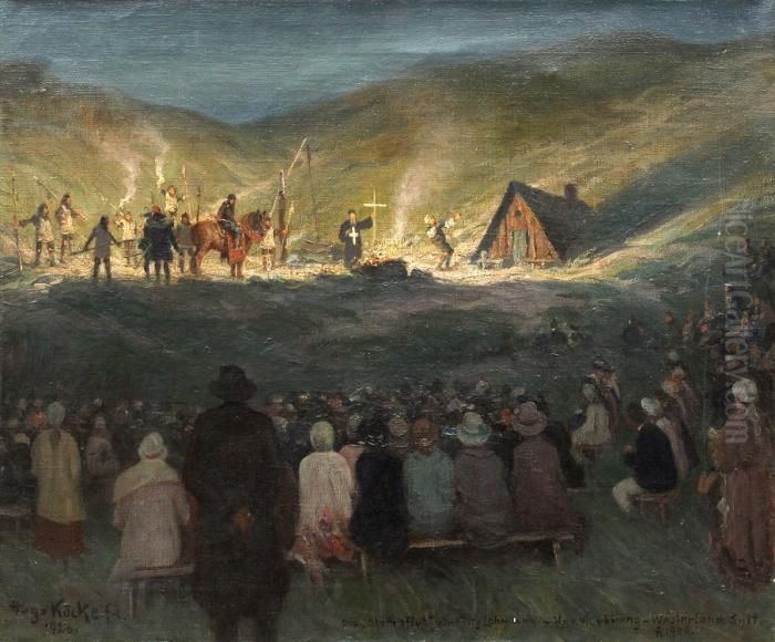 Premier Oil Painting by Hugo Koeke