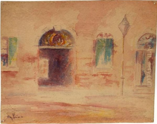 Charleston Street Scene Oil Painting by May Paine