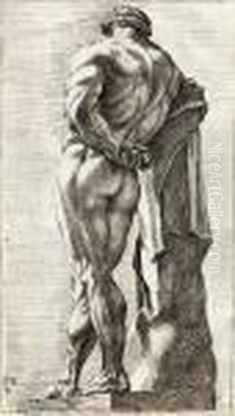 Les Statues Antiques De Rome Oil Painting by Francois Perrier Pontarlier