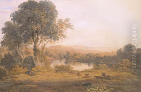 Windsor Castle Oil Painting by John Glover