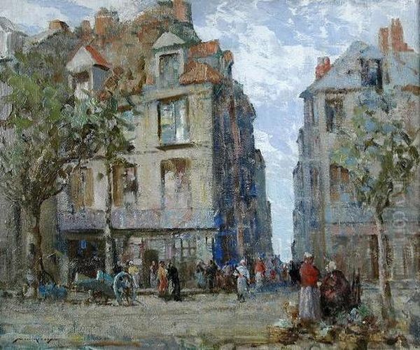 View Of Dieppe Oil Painting by William Lee Hankey