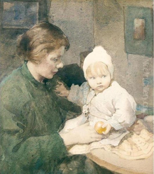 Dawning Intelligence Oil Painting by William Lee Hankey