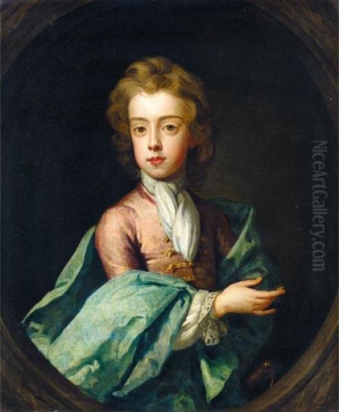 Portrait Of Master Wood Oil Painting by Sir Godfrey Kneller