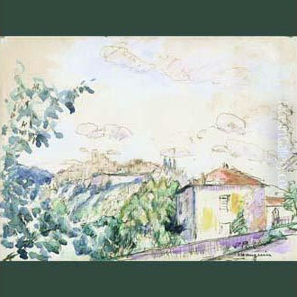 Saint Paul De Vence Oil Painting by Henri Charles Manguin