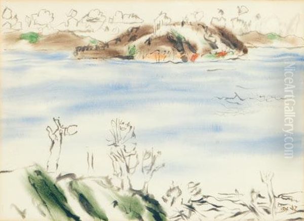 High Island I Oil Painting by David Brown Milne
