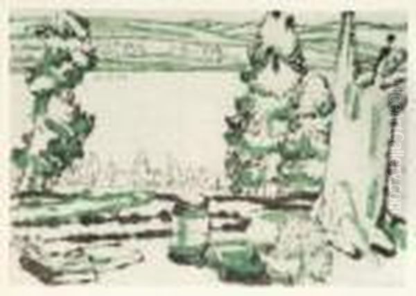 Painting Place Oil Painting by David Brown Milne