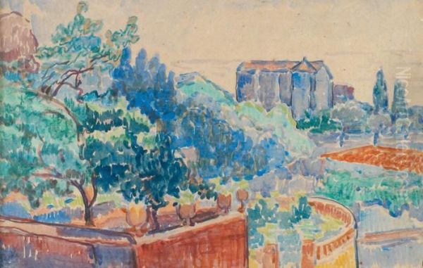 Paysage Oil Painting by Jean Peske