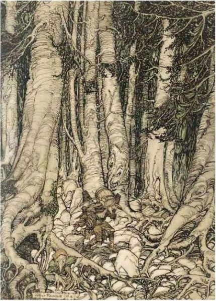 Untitled Oil Painting by Arthur Rackham