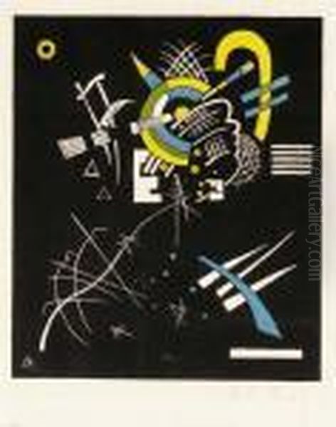 Kleine Welten Vii Oil Painting by Wassily Kandinsky