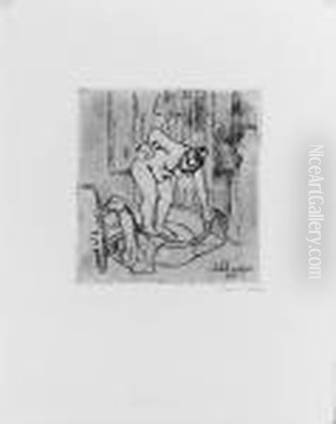 18 Planches Originales De Suzanne Valadon Gravee De 1895 A 1910 Oil Painting by Suzanne Valadon
