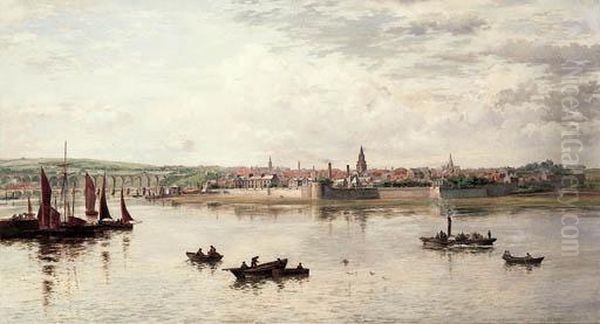 Berwick-on-tweed, Northumberland Oil Painting by Frank Watson Wood