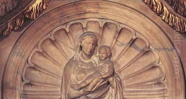 Lunette Oil Painting by Donatello (Donato di Niccolo)