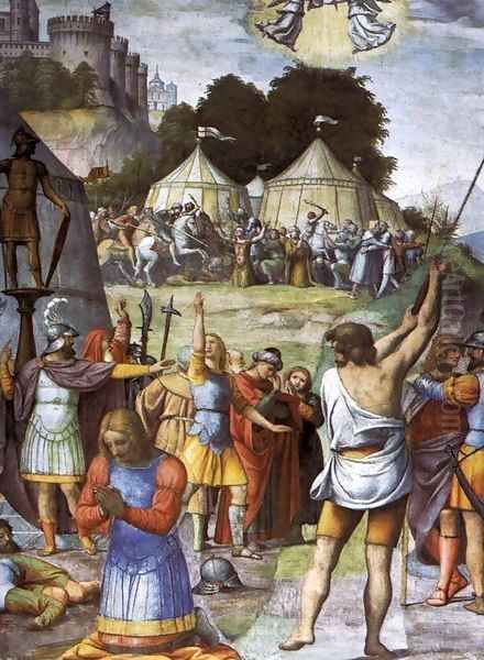 The Martyrdom of St Maurice Oil Painting by Bernardino Luini