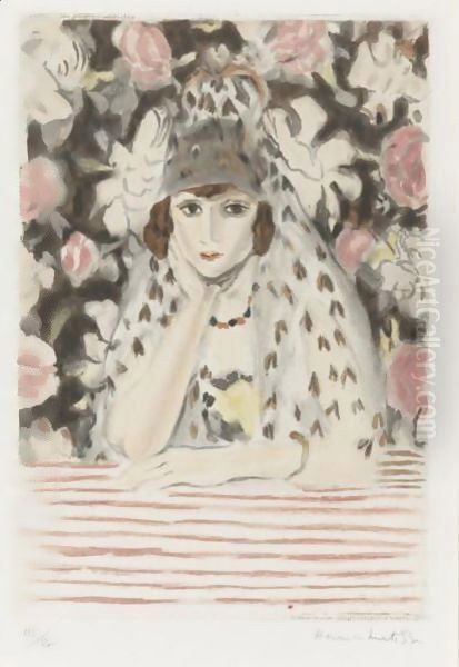 Espagnole A La Mantille Oil Painting by Henri Matisse