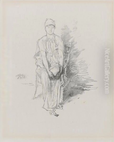 Figure Oil Painting by James Abbott McNeill Whistler