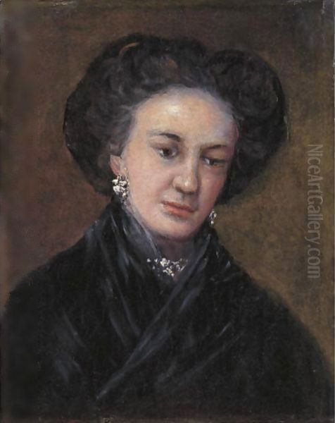 Portrait Of The Actress Rita Luna (1770 - 1832) Oil Painting by Francisco Goya Fuendetodos