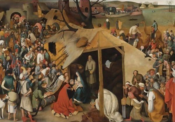 The Adoration Of The Magi Oil Painting by Pieter The Younger Brueghel
