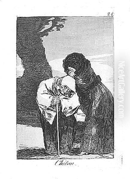Dios la perdone Oil Painting by Francisco De Goya y Lucientes