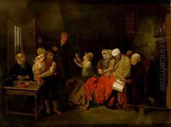 The Poacher Oil Painting by Edward Bird