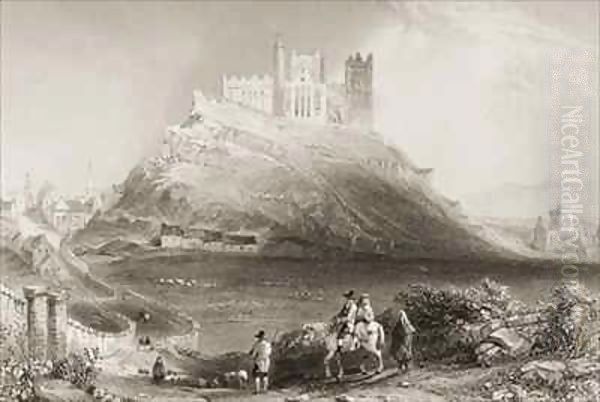 The Rock of Cashel, County Tipperary, Ireland Oil Painting by William Henry Bartlett