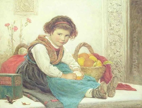 Left in charge Oil Painting by Edwin Bale