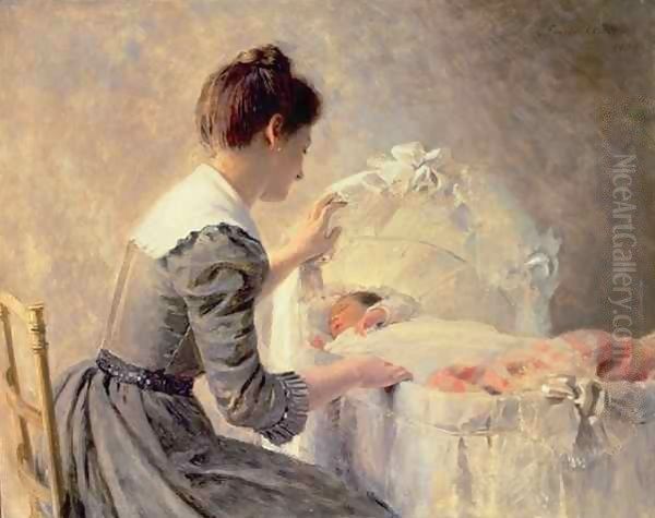 Motherhood by Louis Emile Adan