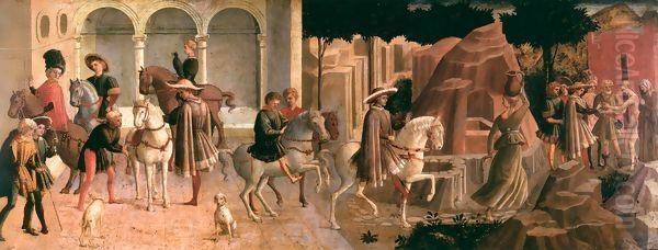 Episode from the Story of Griselda Oil Painting by Francesco Pesellino