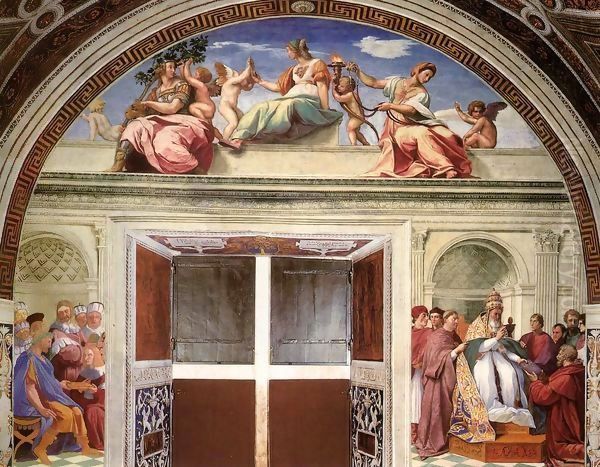 The Justice Wall Oil Painting by Raphael