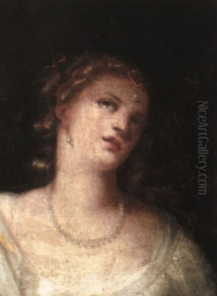Venus Oil Painting by Hans Von Aachen