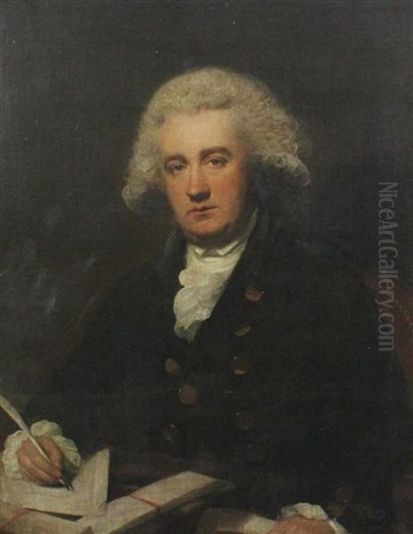 Portrait Of The Hon. John Cochrane, (1750-1801) Deputy Commissary To The Forces In North America, M.p For Burghs, Dunfermline Oil Painting by Lemuel Francis Abbott